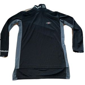 Jack Plus Technology Tech Men's Logo 1/4 Zip High Low Color Block Shirt Size S